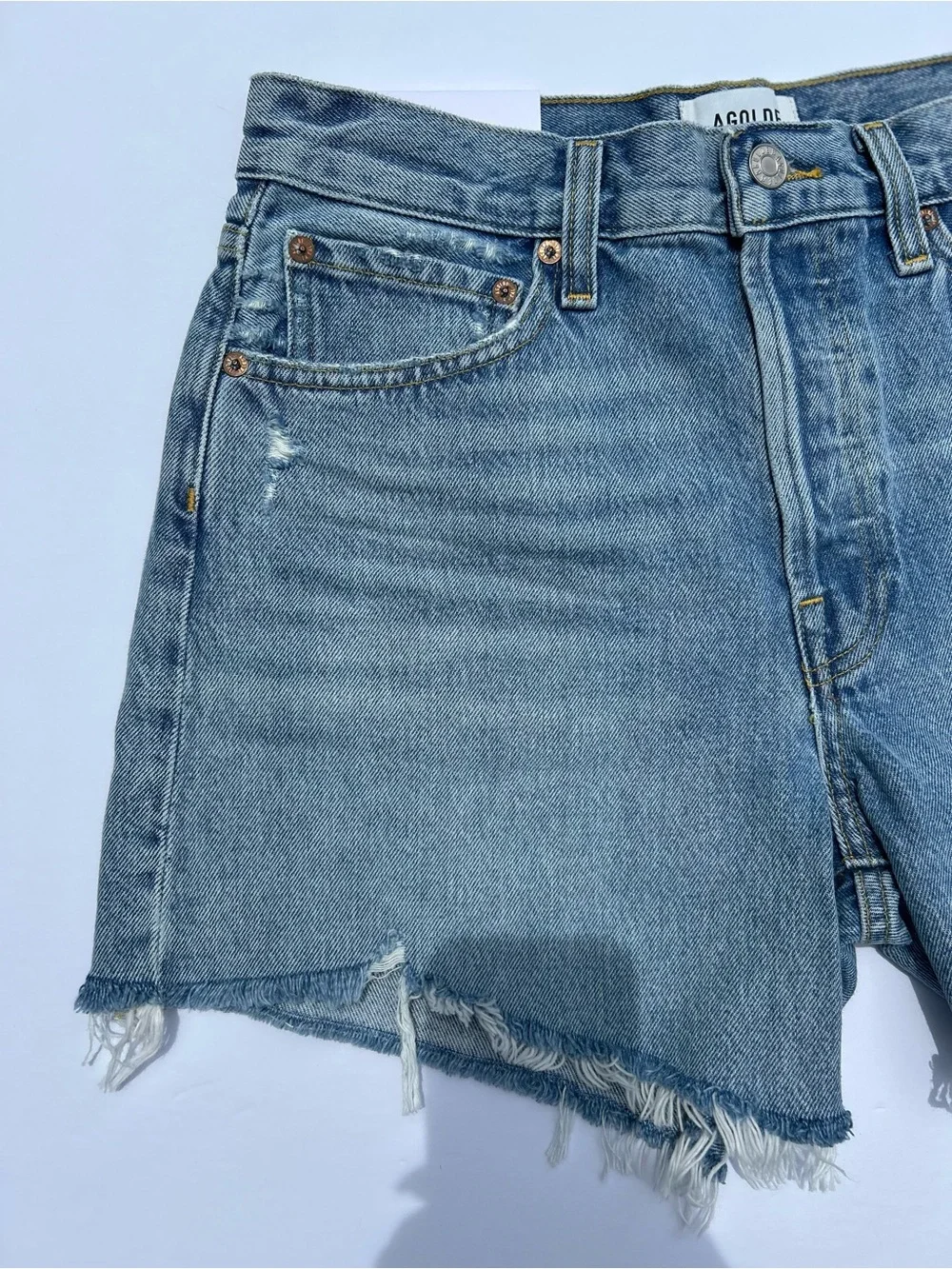 NWT🌷Agolde Parker Denim Long Shorts